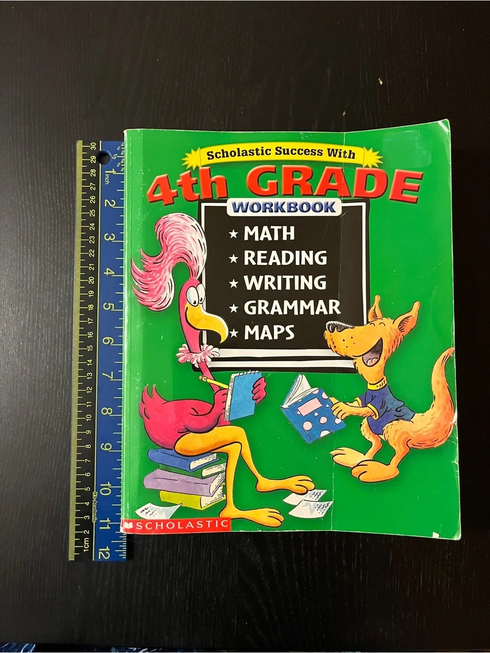 Scholastic Success With 4th Grade Workbook Math Reading